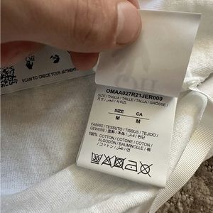 Off white peace worldwide tee
